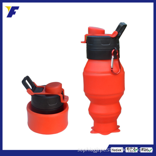 Personalized Child School BPA Free Silicone Sports Water Bottle